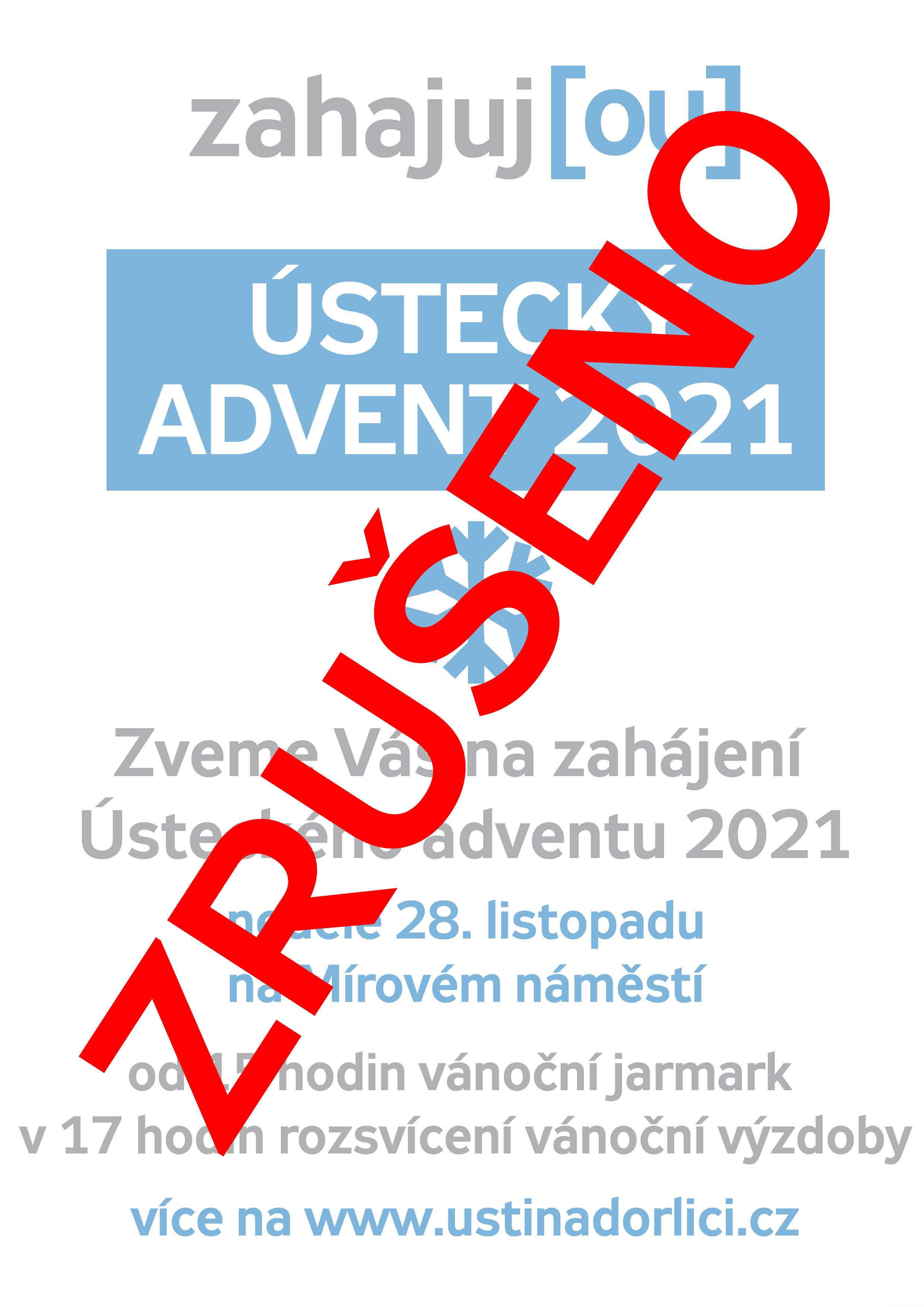 zahajujou advent 1221 ZRUŠENO